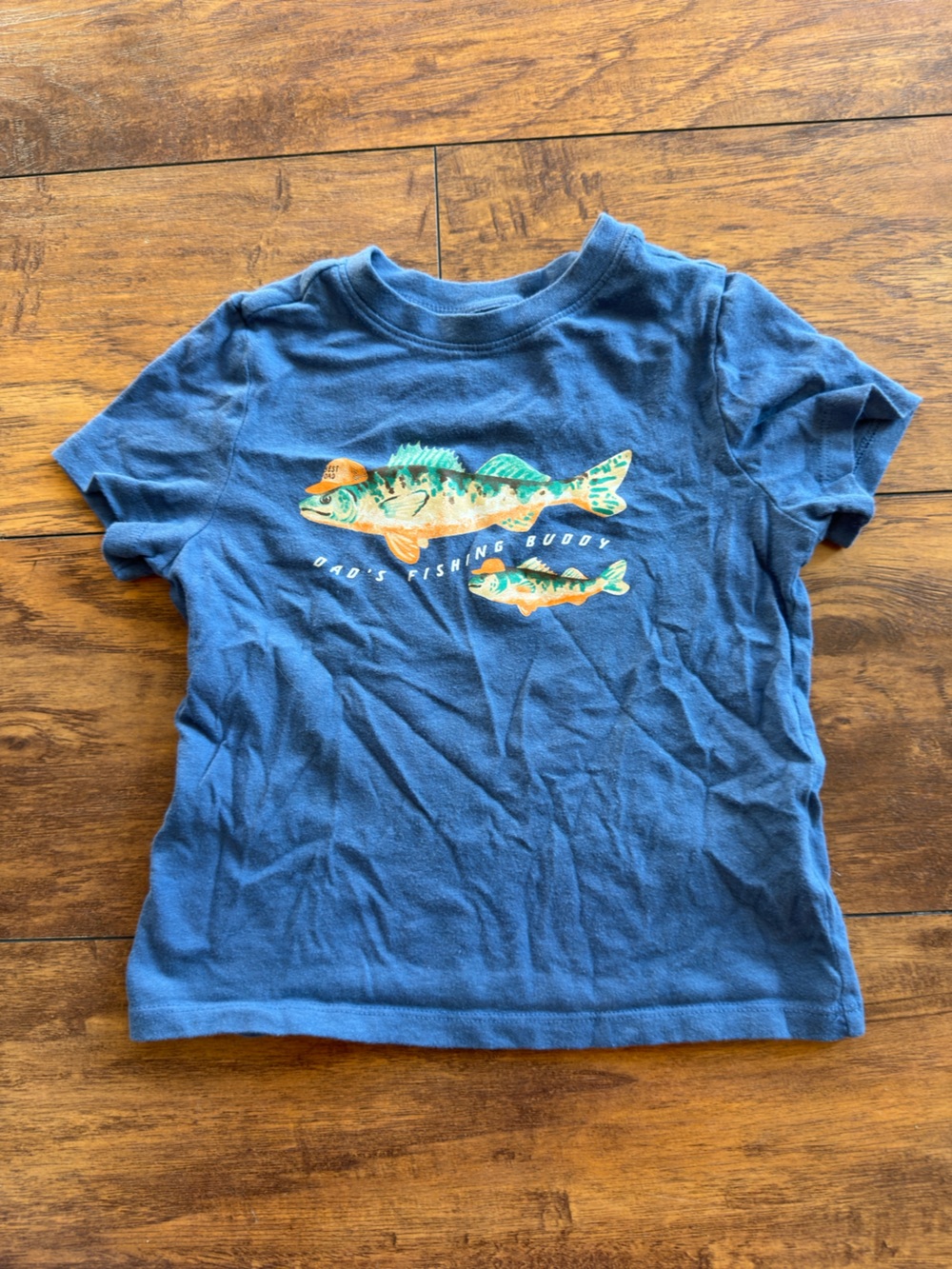 Old Navy Blue Kids Fishing Graphic Tee